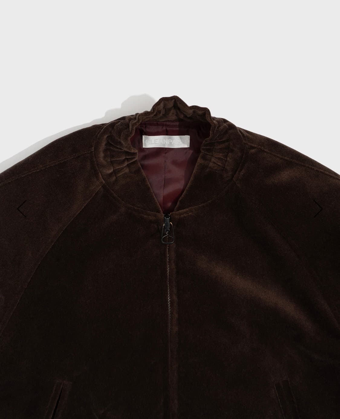 글린파크 Bomber Jacket Velvet Brown (L) 상품이미지4