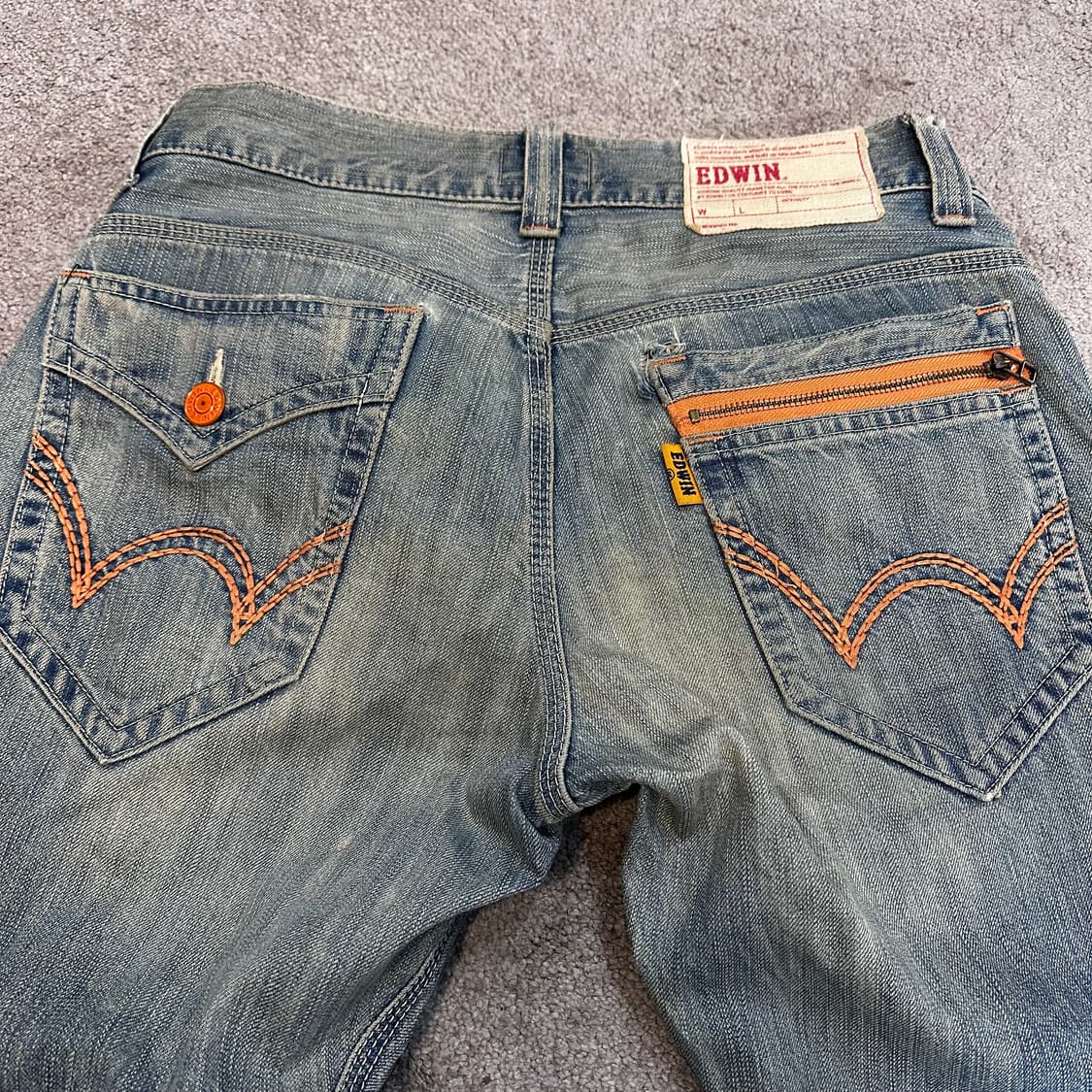 에드윈 XVS403 라이트블루 빈티지 데님 팬츠(32) 상품이미지10
