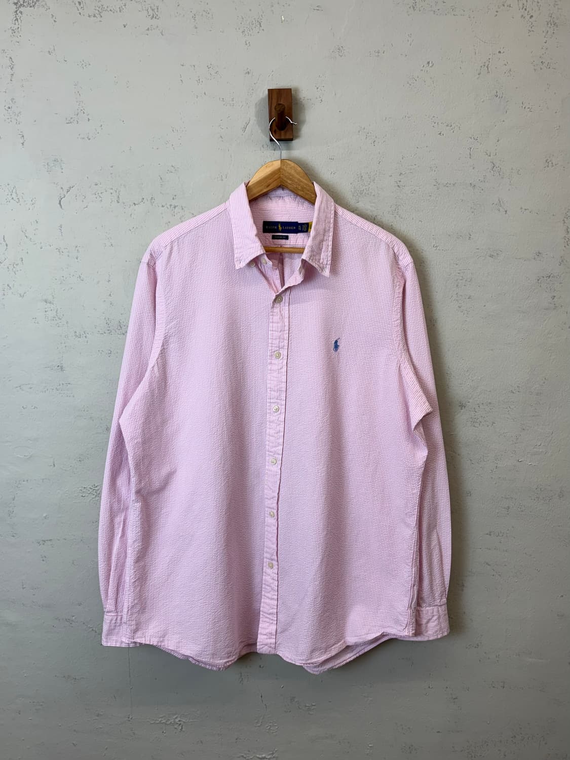 폴로랄프로렌 큐알라벨 시어커서 긴팔 셔츠 상품이미지1