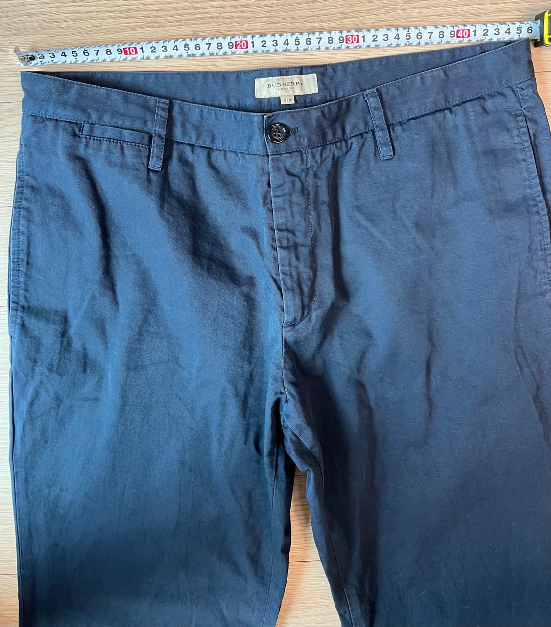 버버리 런던 남성 면바지 네이비 36사이즈 상품이미지6