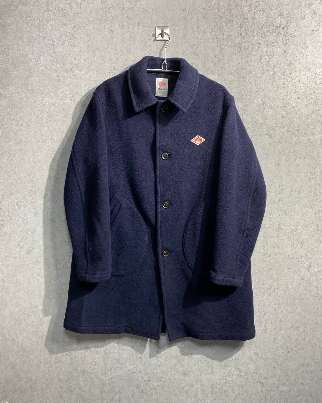 [40] Danton 단톤 네이비 울 코트 Made in Japan 상품이미지1