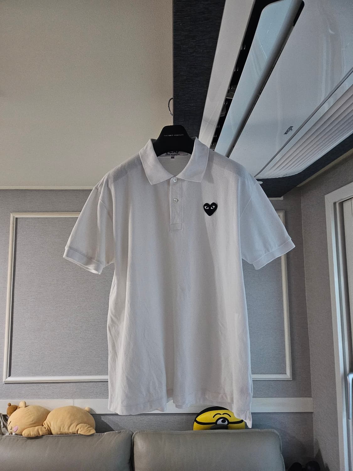 [거의 새것] 꼼데가르송 반팔 카라 폴로 티셔츠 XXL 상품이미지1