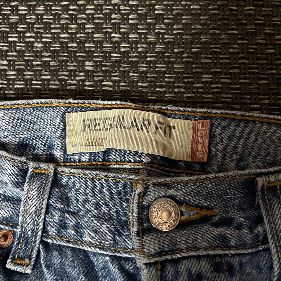 (30) 리바이스 505 30X32 레귤러핏 연청 데님 팬츠 상품이미지3