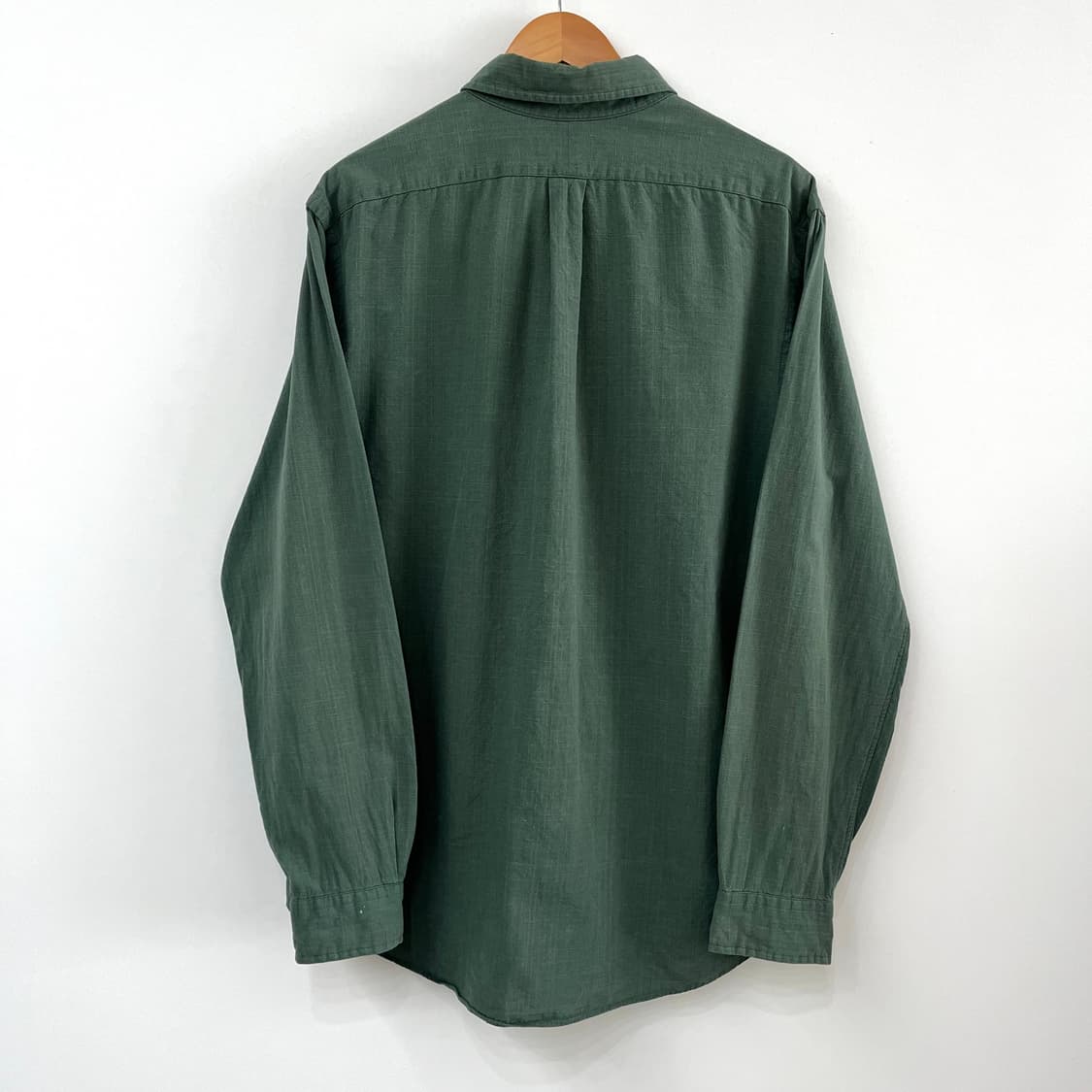 폴로 랄프로렌 커스텀핏 세이지그린 코튼 셔츠 남방 상품이미지3