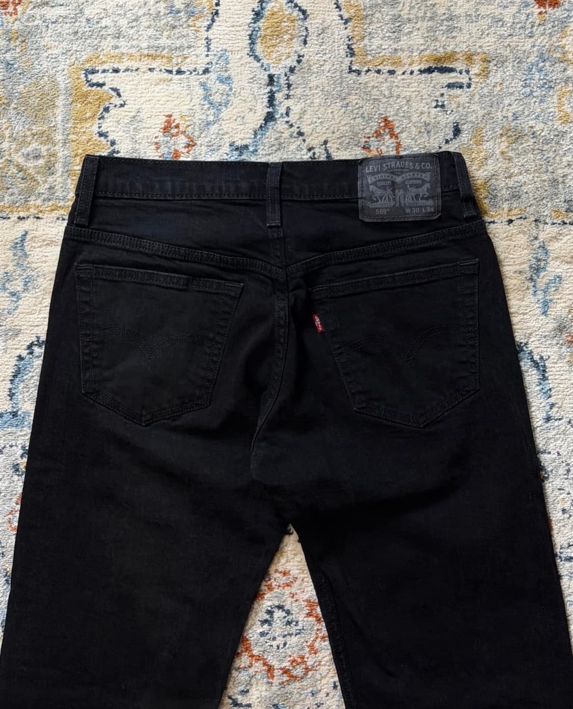 리바이스 569 블랙 데님팬츠 [SE-213] 상품이미지5
