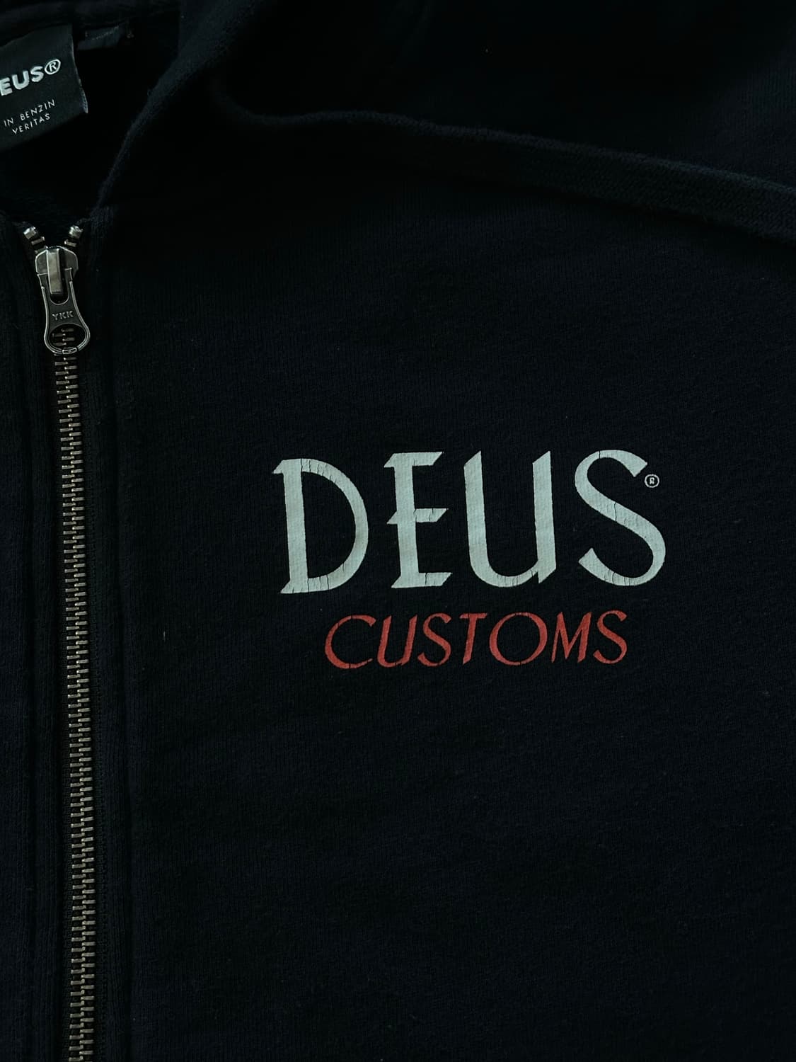 데우스 후드집업 블랙 M (남성) 상품이미지4