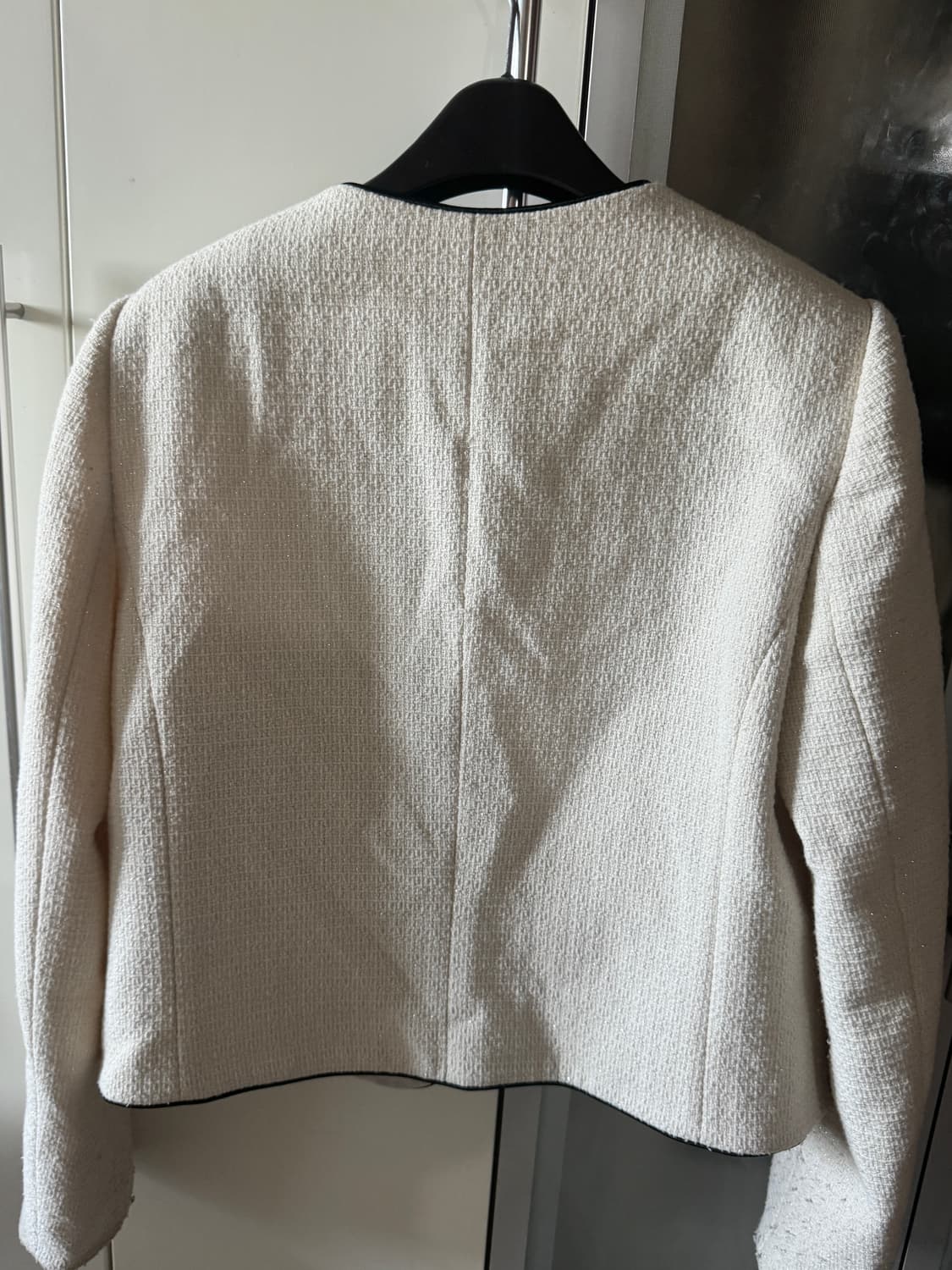 로엠 배색 트위드 자켓 상품이미지3