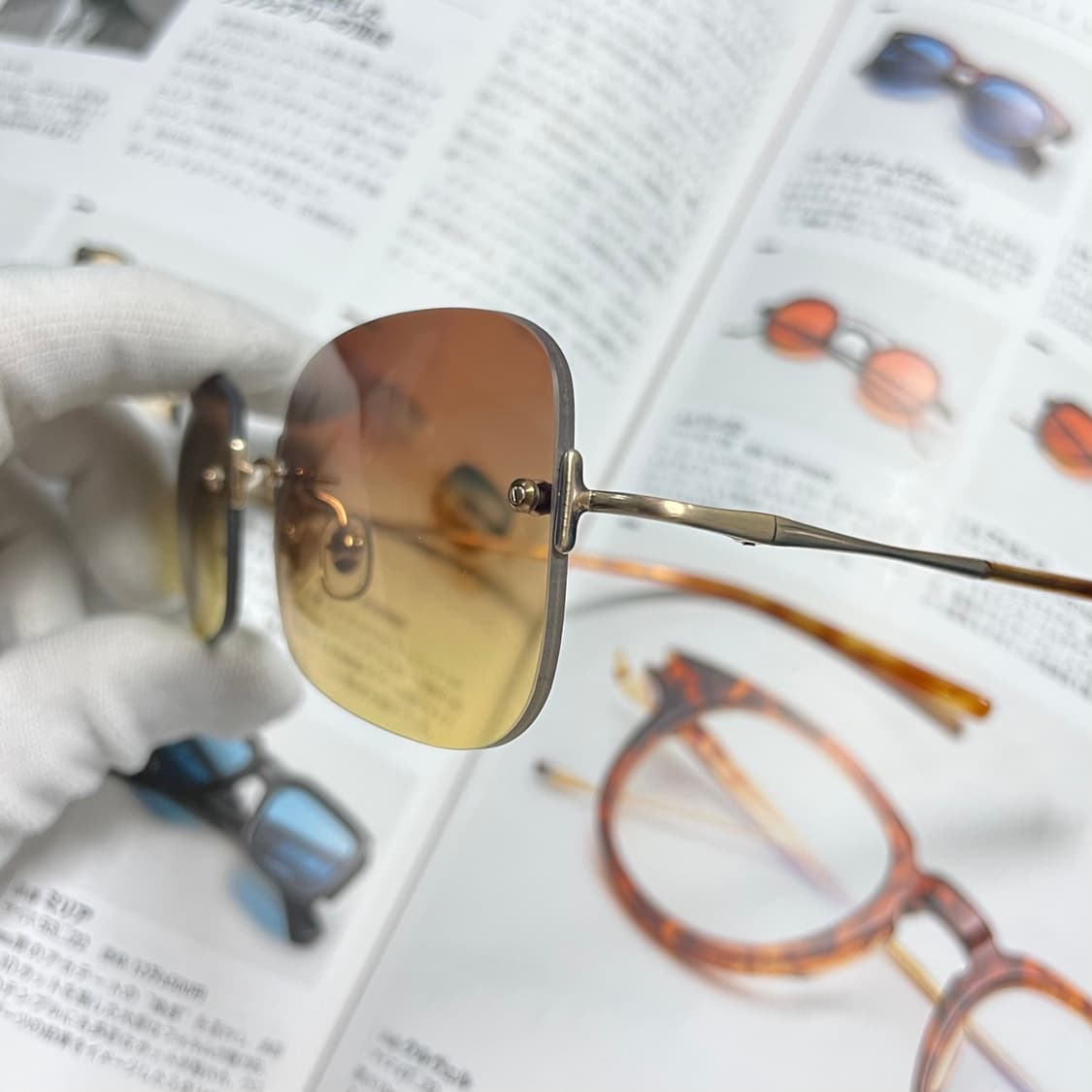 JIL SANDER 질샌더 티타늄 무테 안경 선글라스 상품이미지3