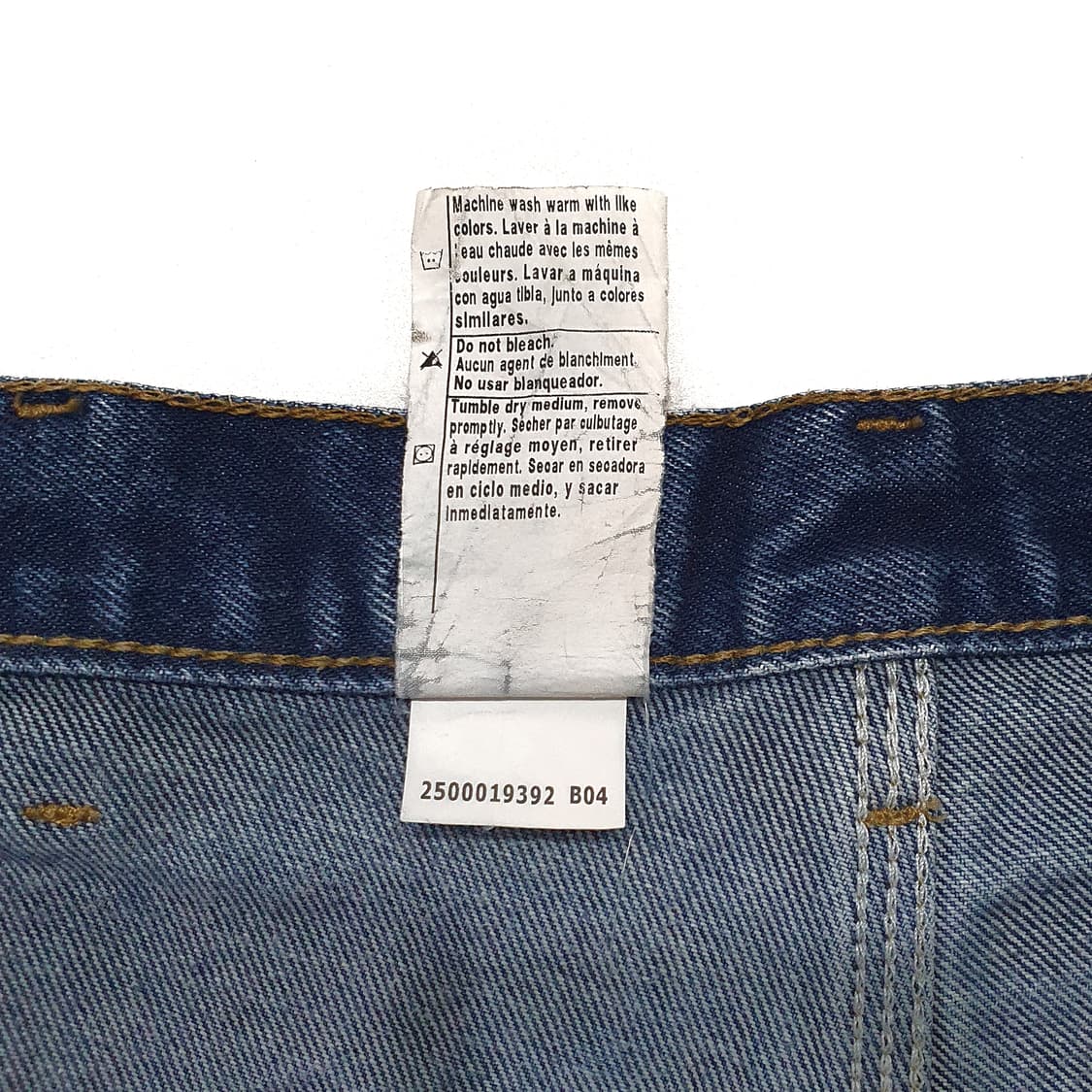 칼하트 더블니 데님 b07 (32) well worn 상품이미지9