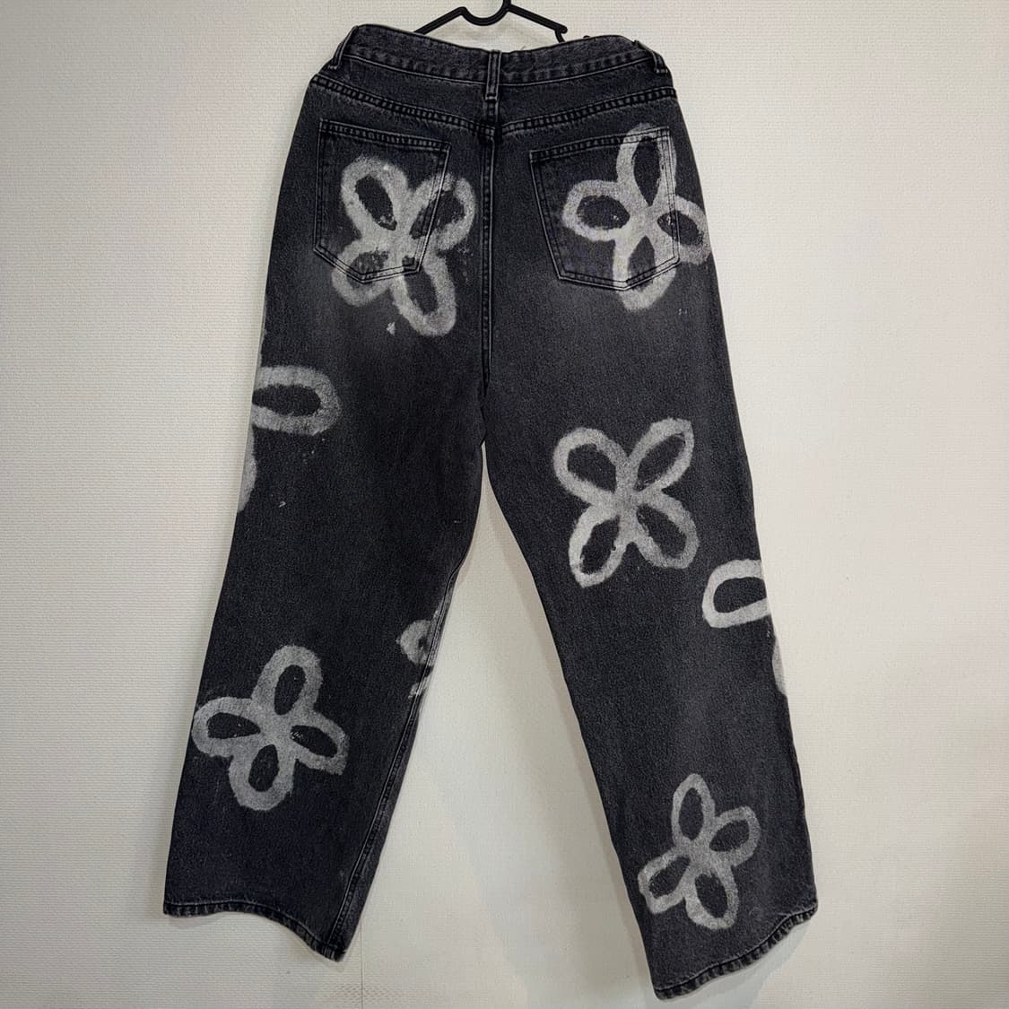 써저리 클로버 데님 팬츠 블랙 L 상품이미지2