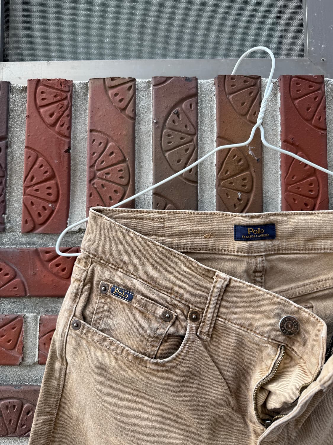 폴로 랄프로렌 워싱 베이지 팬츠 상품이미지3