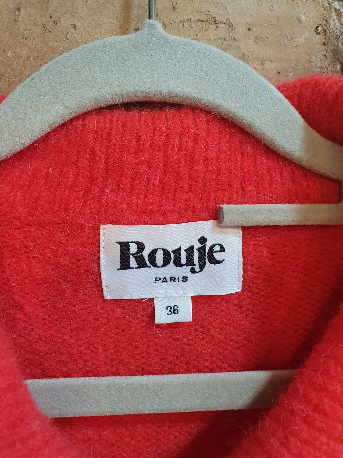 Rouje 루쥬 레드 가디건 상품이미지4