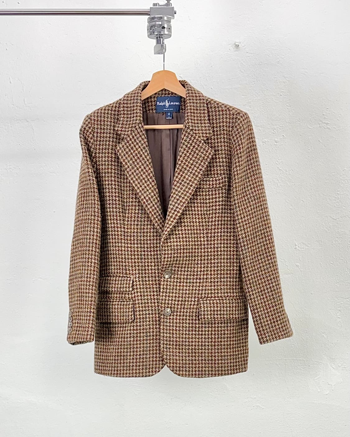 랄프로렌 하운드투스 브라운 트위드 2b 멀티 블레이저 자켓 상품이미지1