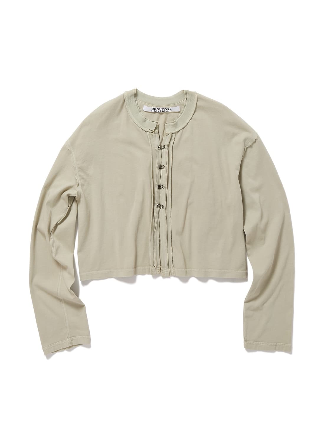 Perverze Front Lock Long-sleeve Tee / Be 상품이미지3