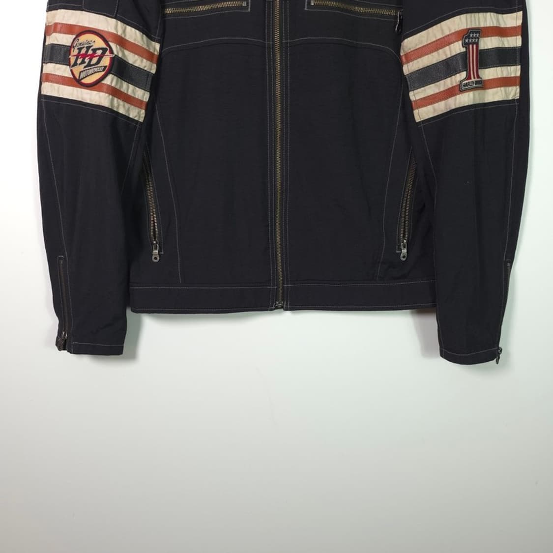 할리데이비슨 아카이브 패치 나일론 레이싱 자켓 M 상품이미지4