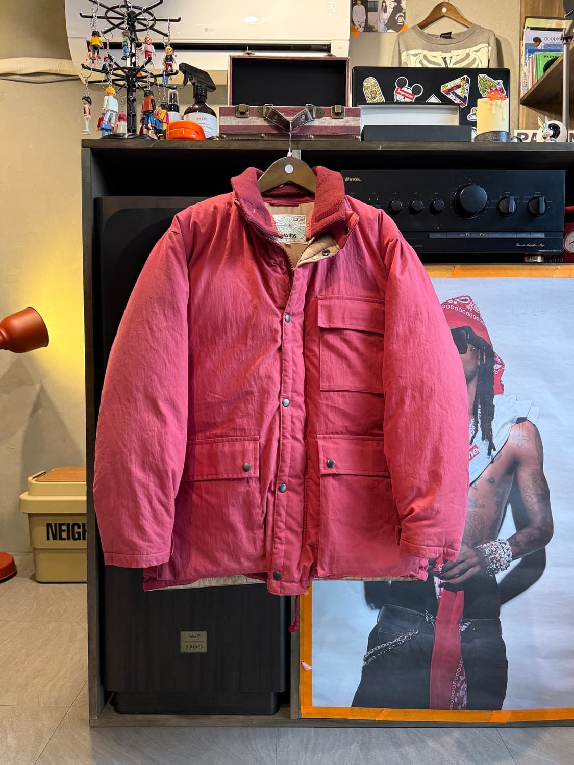 90s 폴워즈 다운자켓 F(XL) 상품이미지1