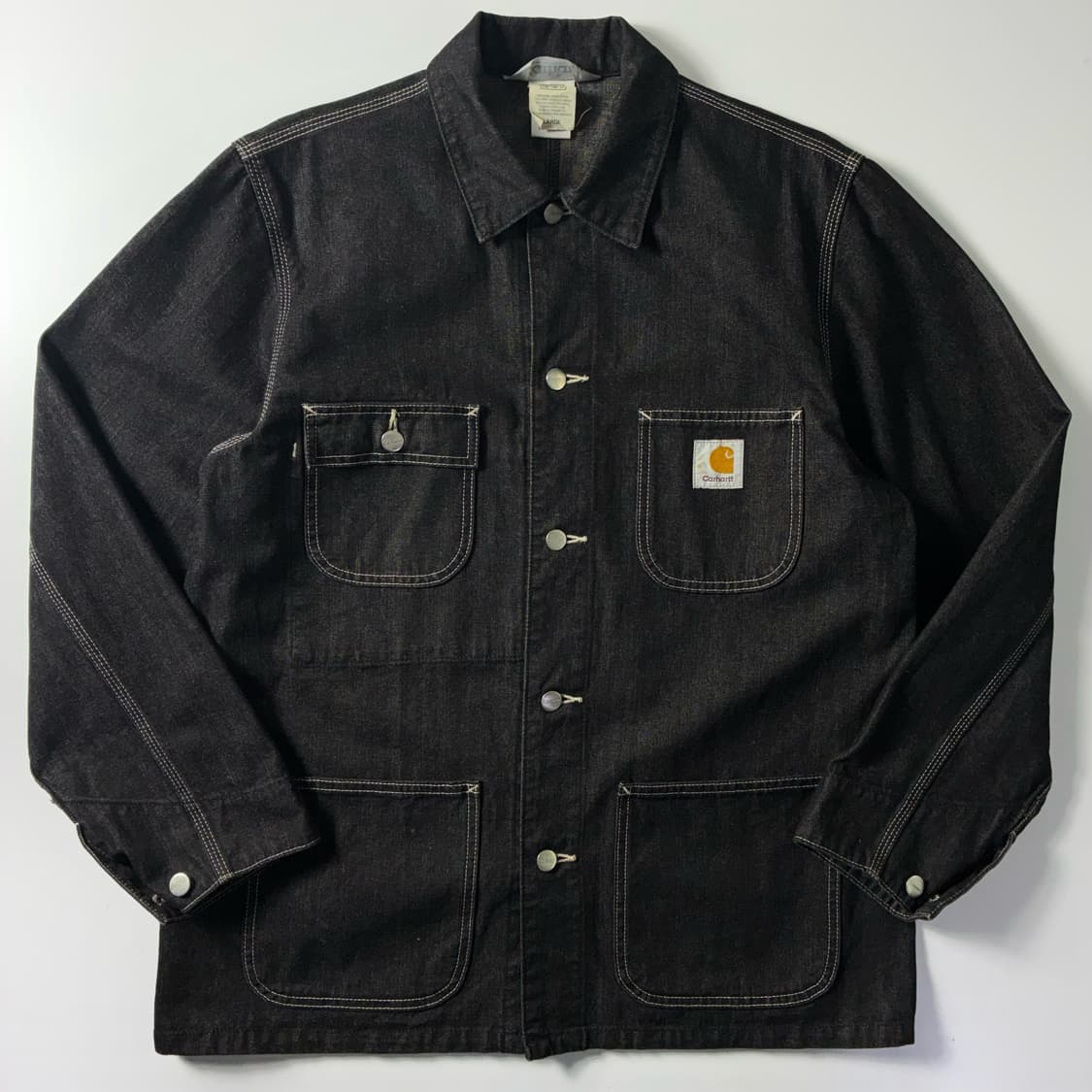 Carhartt  칼하트 OG 미시건 블랙 데님 초어 자켓   상품이미지1