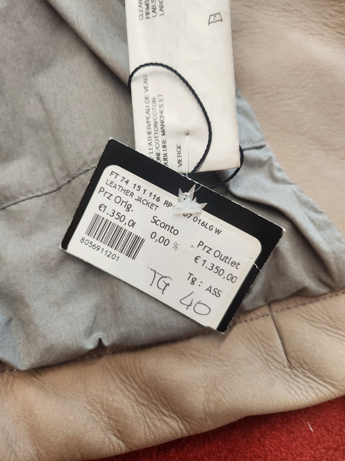 릭오웬스 가죽자켓 새제품 상품이미지8