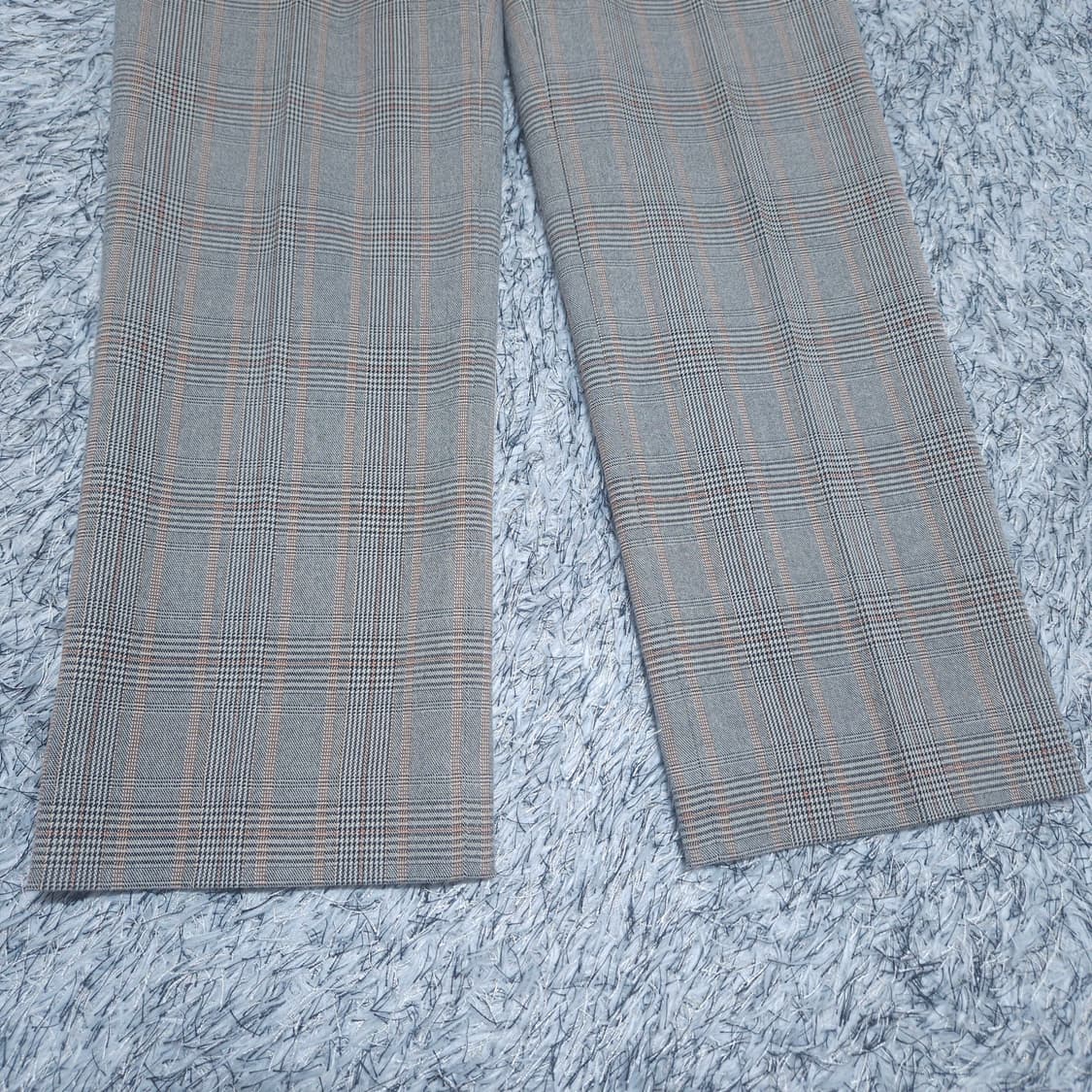 SJSJ) 61-90 와이드체크바지 춘추슬랙스 / 왕눈이샵 상품이미지4