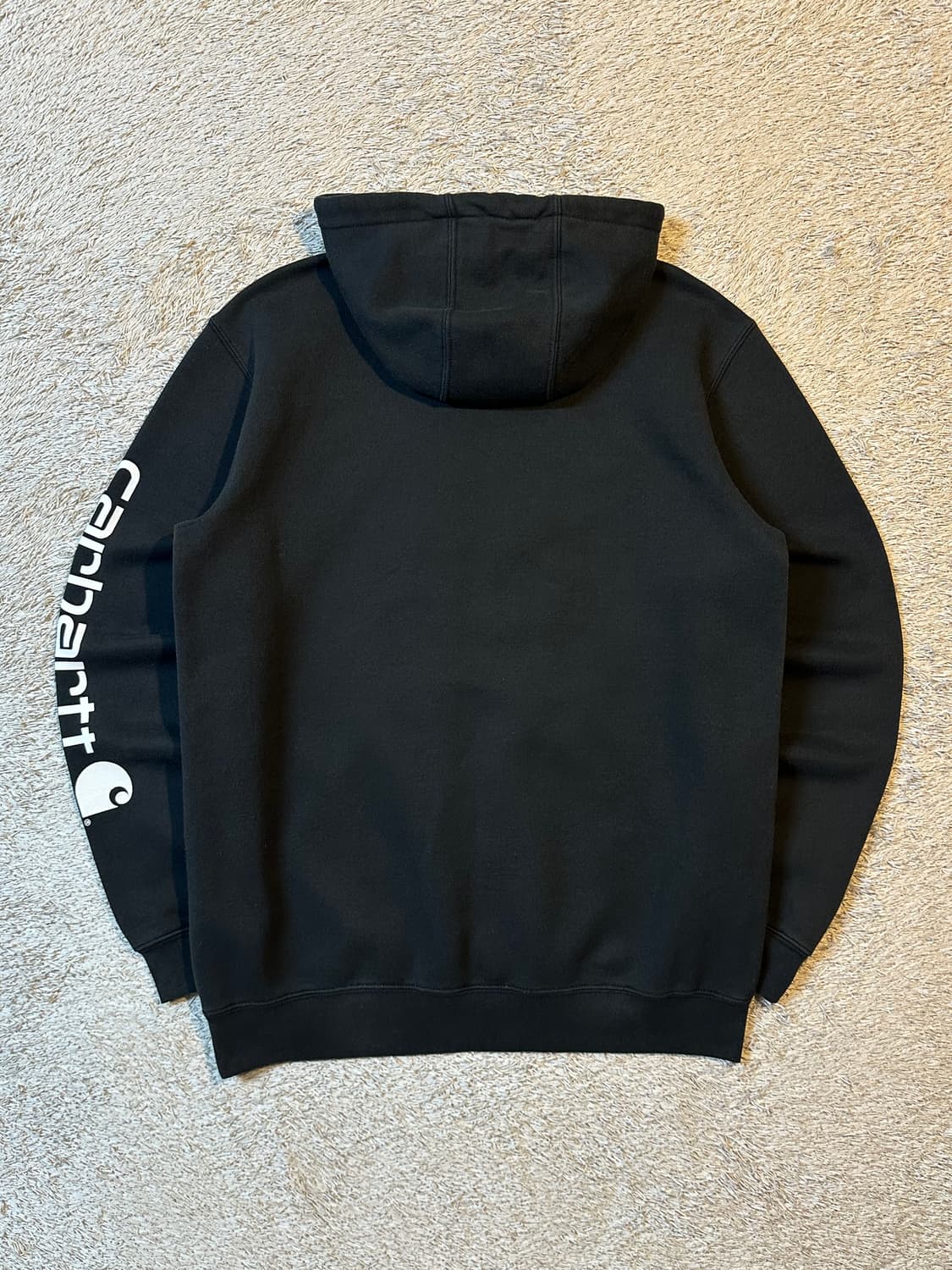 칼하트 CARHARTT 미드웨이트 사이드라인 기모 후드티 블랙 상품이미지3
