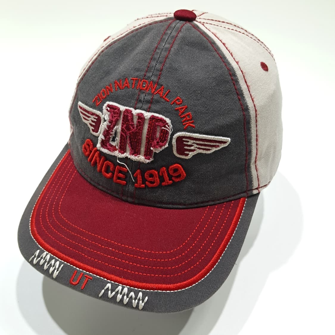 햇그래픽스 자이언 국립공원 ZNP 투톤 볼캡 모자 P2071 상품이미지2