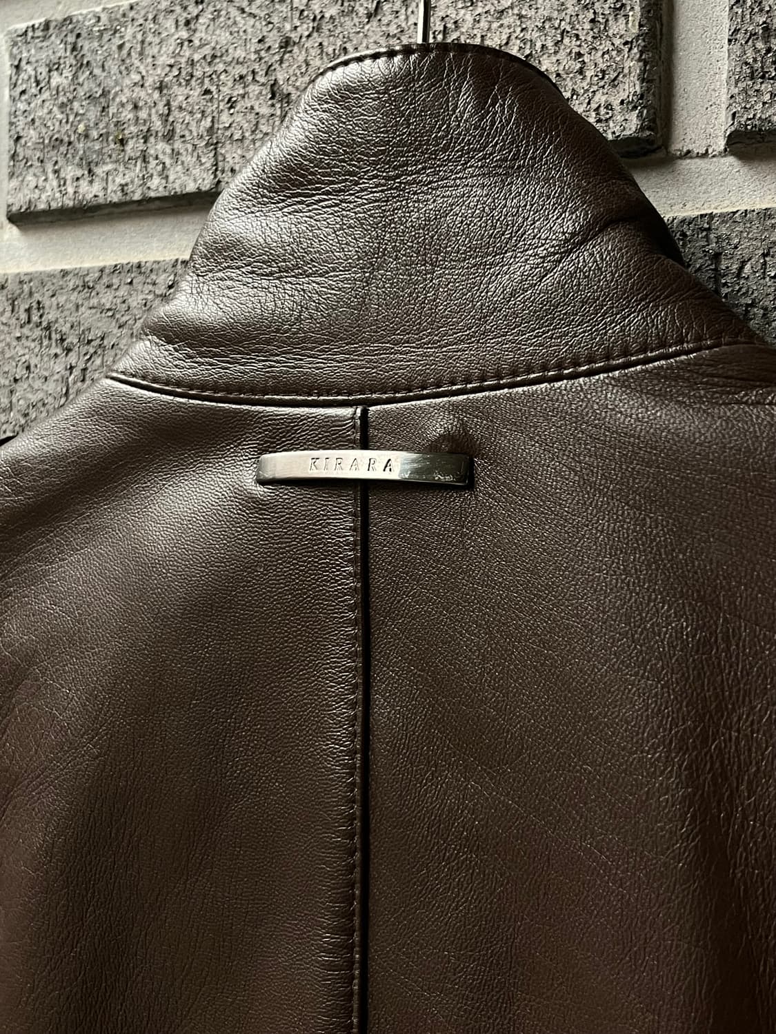 lambskin 양가죽 2웨이 자켓 브라운 상품이미지10