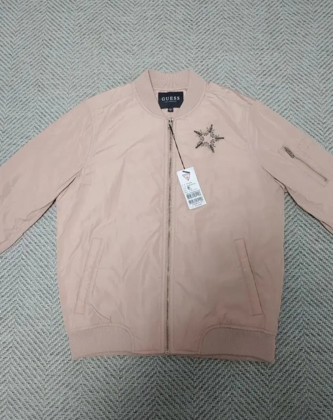 게스 여성 비딩스타 패딩 봄버 / 블루종 / (55) 상품이미지3