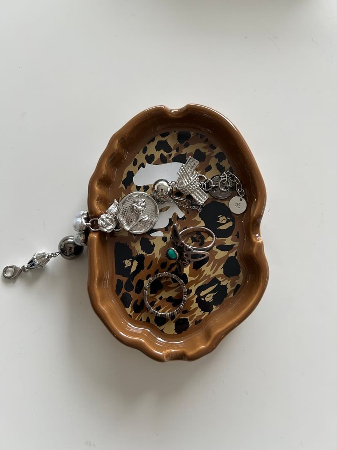 LEOPARD PATTERN ASHTRAY 표범 무늬 재떨이 상품이미지1