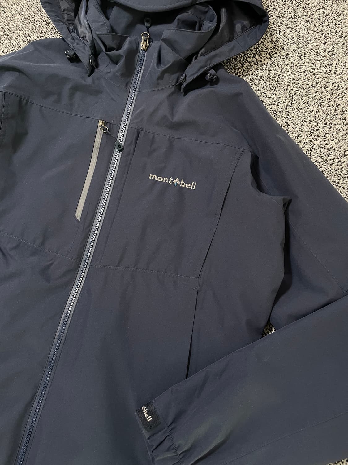 빈티지9. 몽벨 MONT-BELL 바람막이 점퍼 네이비 상품이미지2