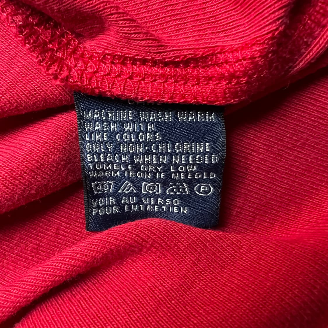 폴로 랄프 로렌 레드 긴팔 티셔츠 [XL] 상품이미지6