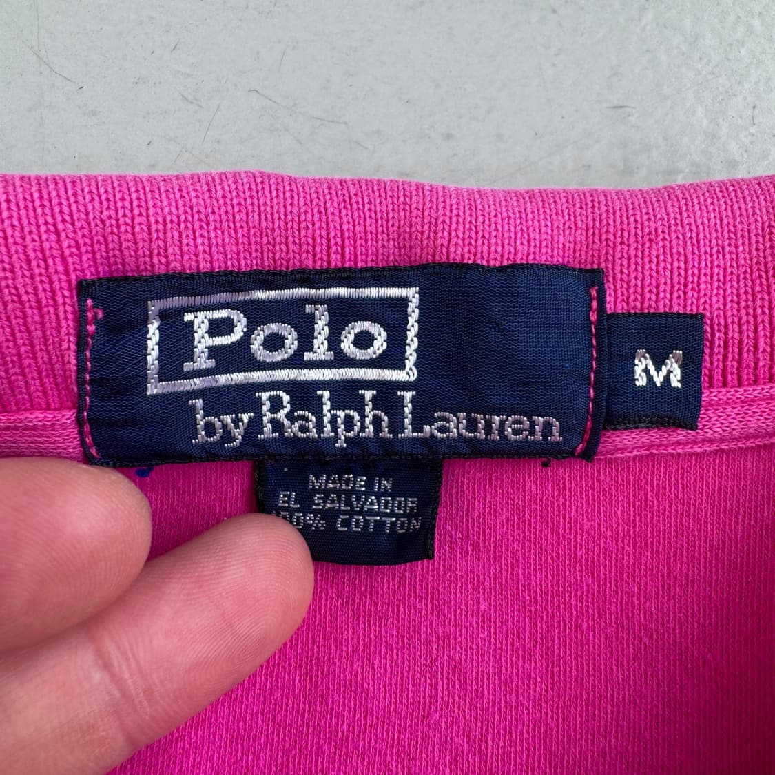 폴로 포니 PK 카라 반팔 티셔츠 핑크 상품이미지6
