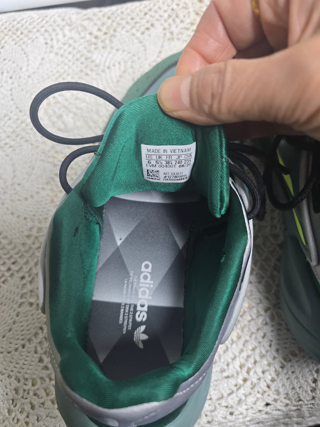 아디다스 오젤리아 다크그린 240 상품이미지6