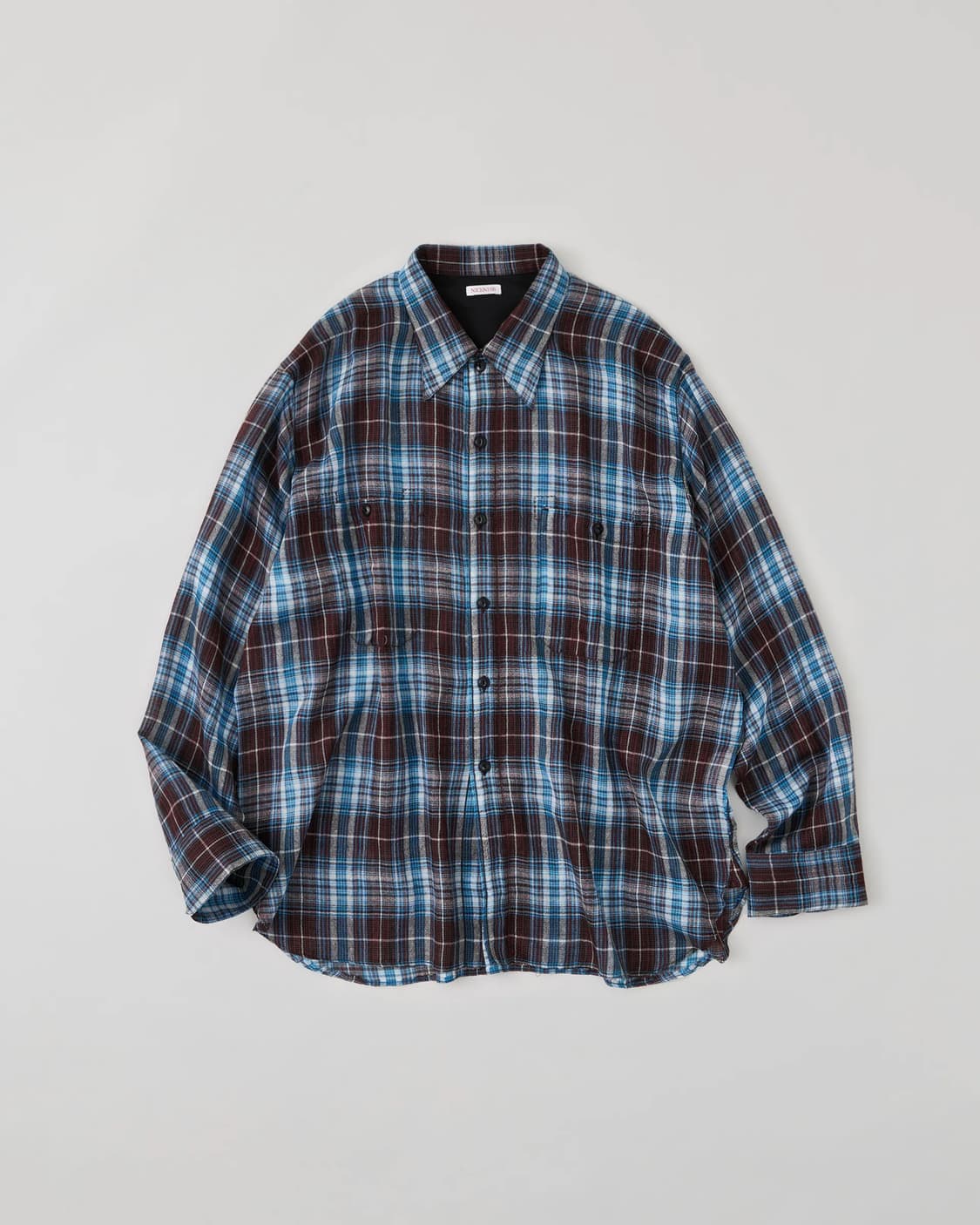 [L] 나이스네스 25aw thom 체크 셔츠 상품이미지1