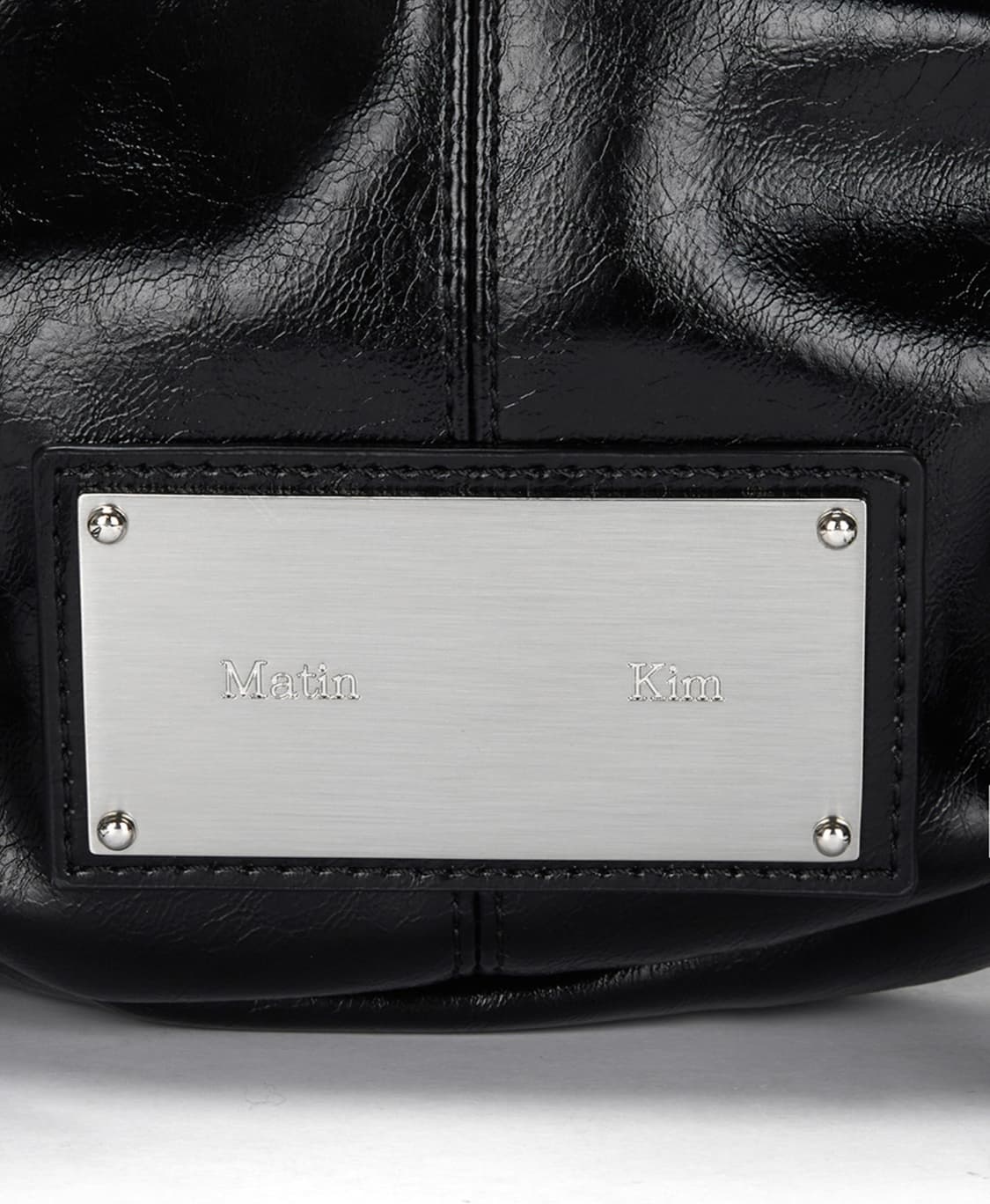 마뗑킴 하프 셔링 리본 라운드 백 가방 셔링리본백 숄더백 상품이미지3