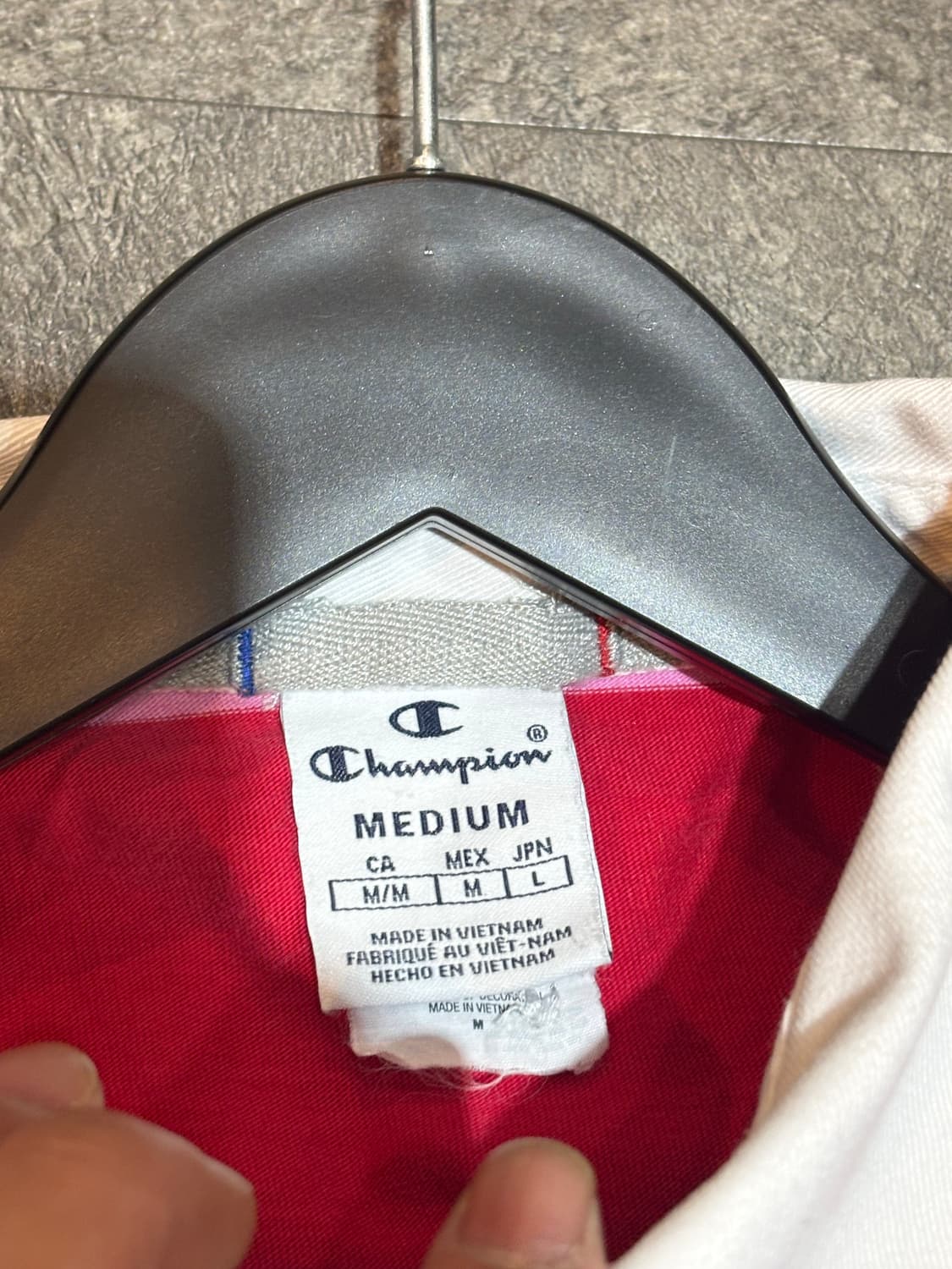 챔피온 럭비티 긴팔 크롭 카라티 M 상품이미지5