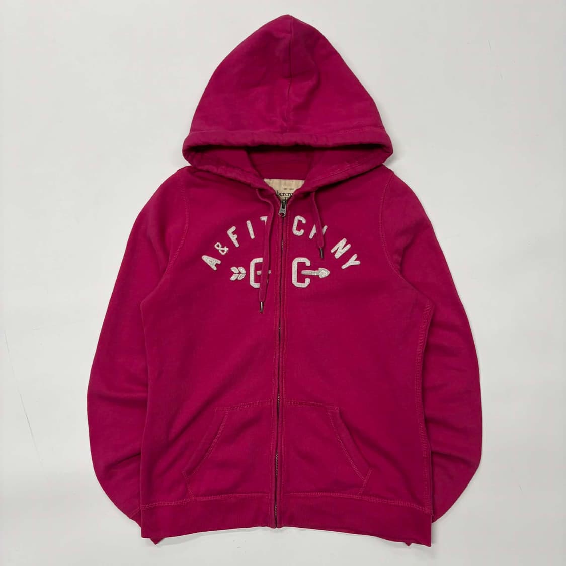 아베크롬비 y2k 여리핏 러블리힙 대대장 걸즈 후드집업 희귀져지(L) 상품이미지5