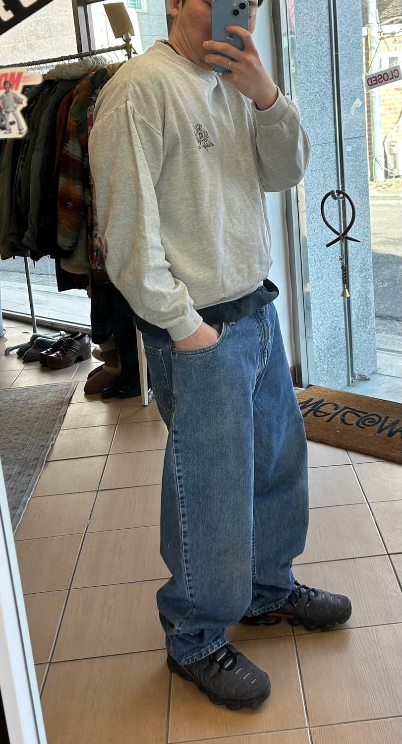 90‘s USA 리바이스 실버탭 루즈 38in 상품이미지10