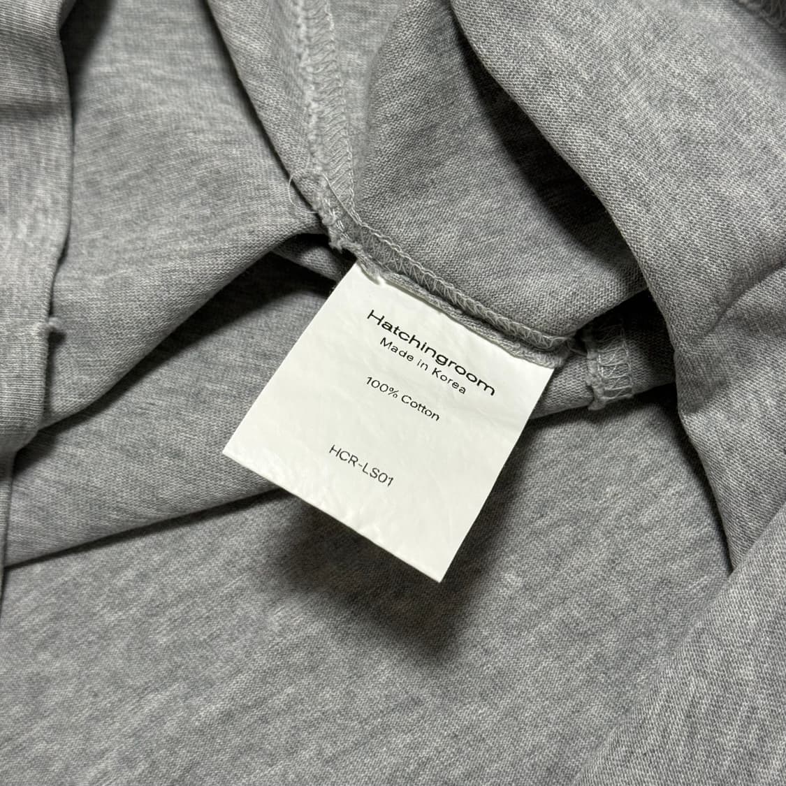 해칭룸 Slash Mock Neck Grey 상품이미지3