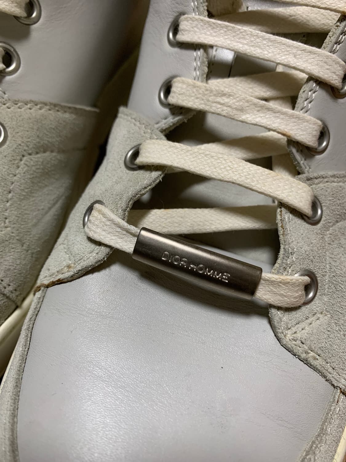 Dior homme 크리스찬 디올 옴므 패딩 칼라 하이탑 스니커즈o 상품이미지4