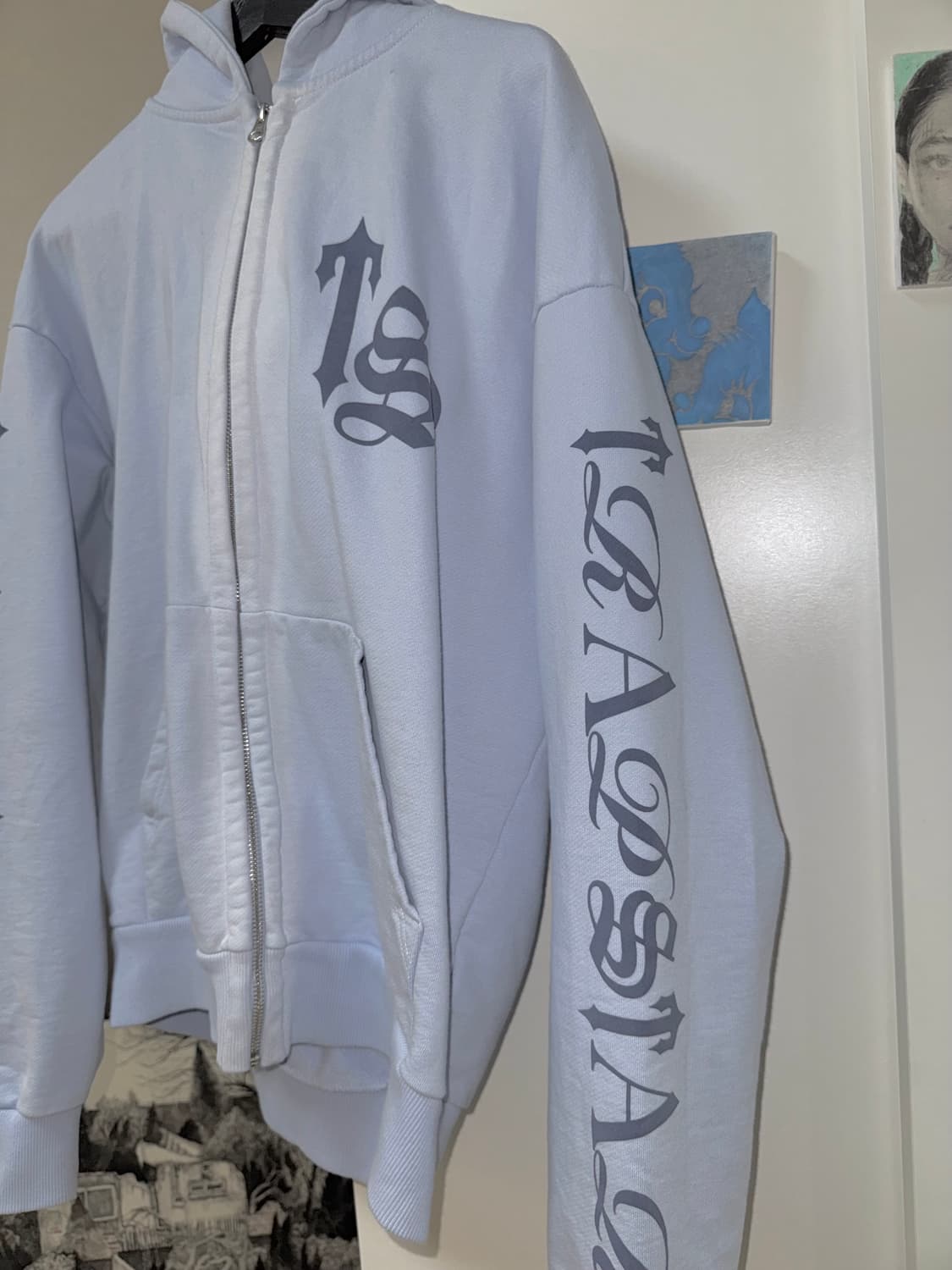 트랩스타 후드집업 민트 블루 크롬하츠 베이프 빈티지 상품이미지2