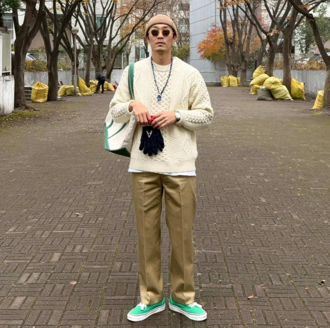 벨리프 피셔맨 니트 L 상품이미지1