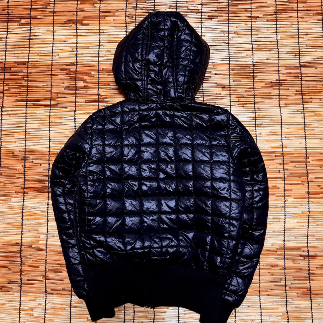 아디다스 y2k 블랙 퀼팅 경량 패딩 m 상품이미지2