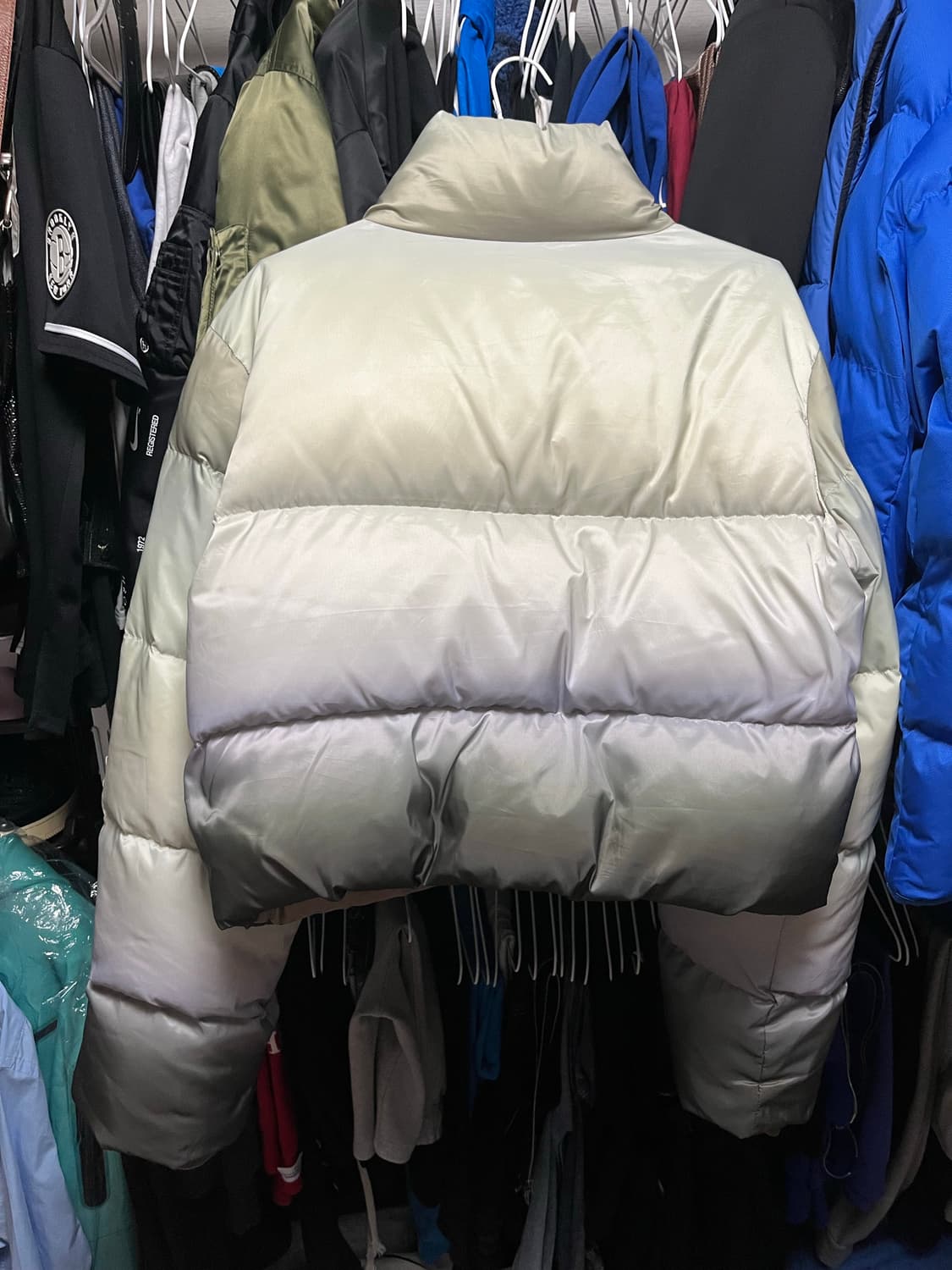 더오픈프로덕트 옴브레 제니 푸퍼 패딩 자켓 상품이미지4