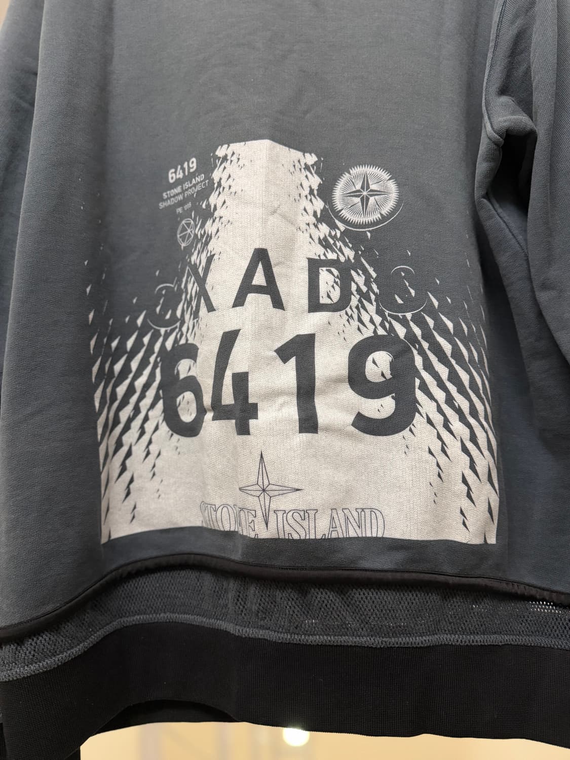 스톤아일랜드 쉐도우 프로젝트 [백화점 구매 정품] 맨투맨 로고 스웻셔츠  상품이미지6