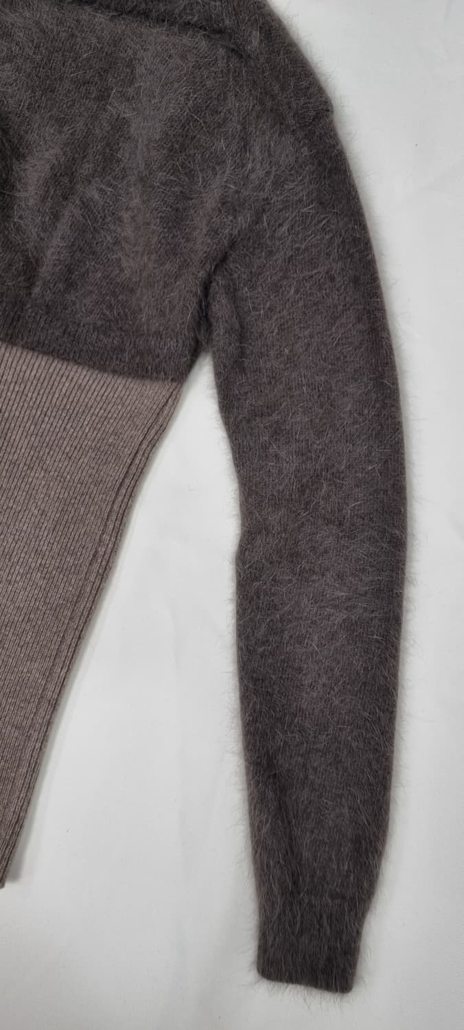 DIAGONAL 레이어드 튜브탑 니트 가디건 Free _ 여성 상품이미지8