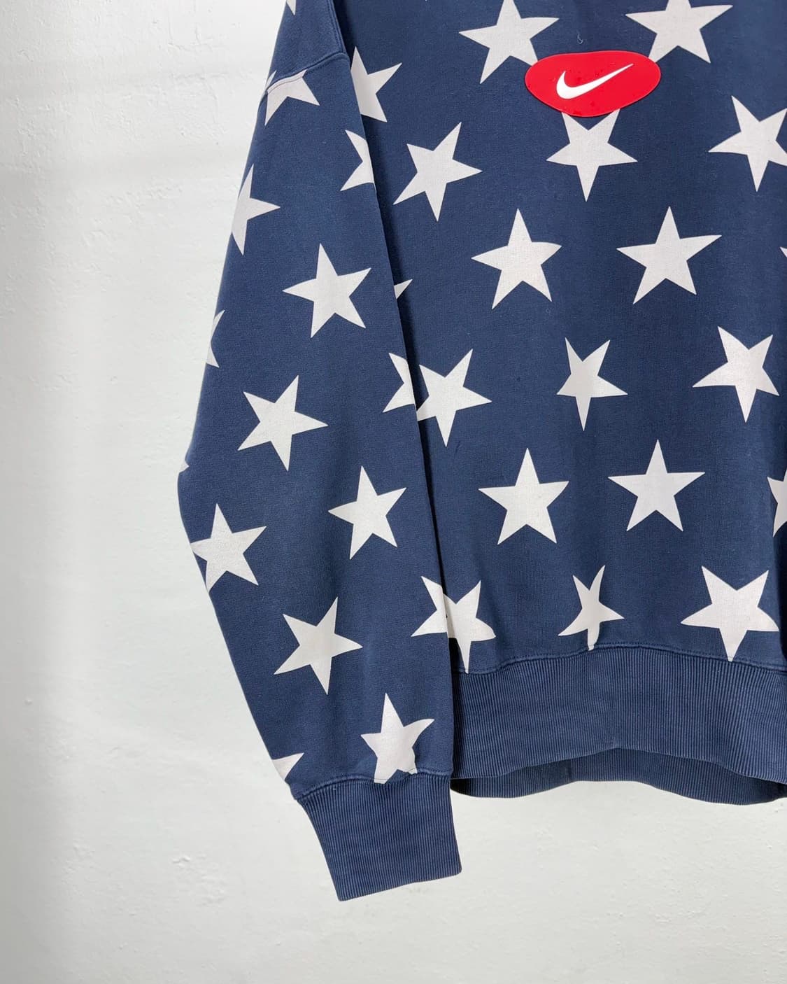 나이키 nrg 스타크루 옵시디언 크루넥 스웨트 러버 셔츠 상품이미지4