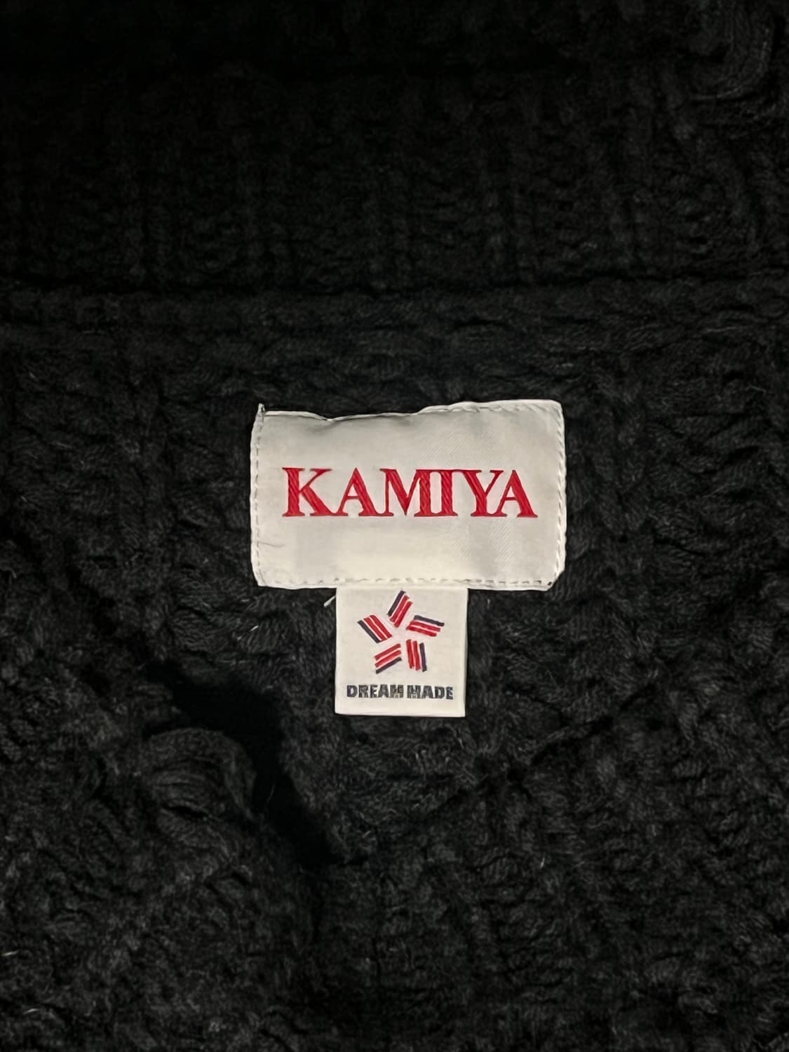 [M] 카미야 디스트레스드 풀오버 니트 블랙 상품이미지6