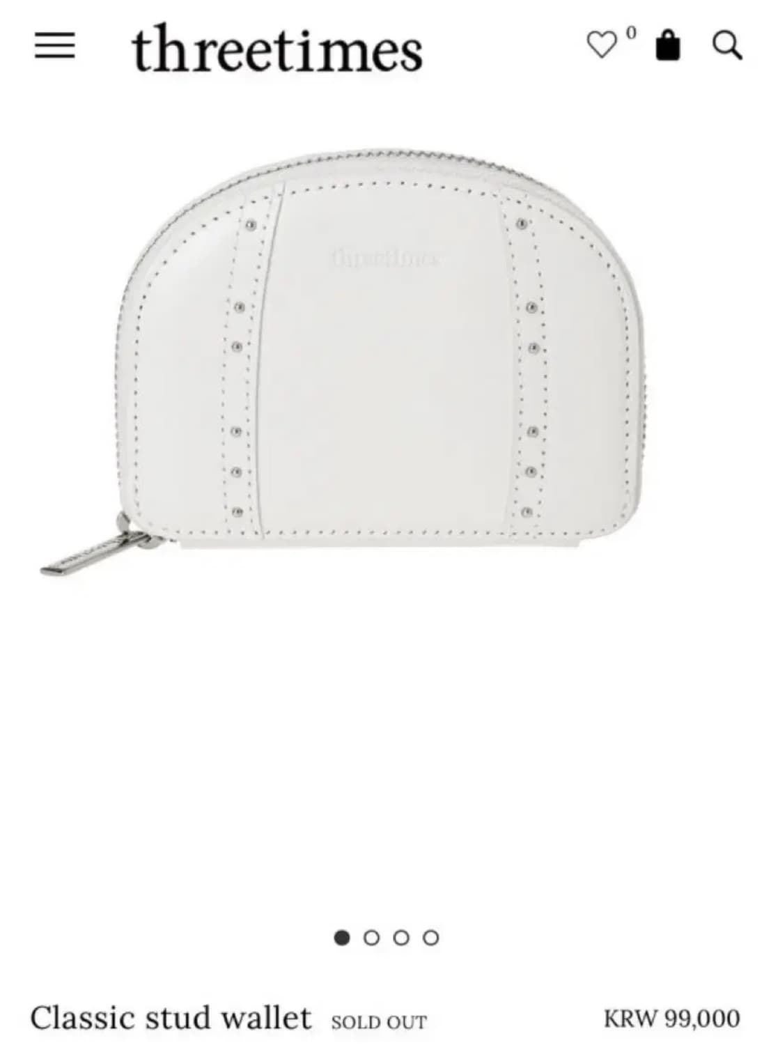 일괄만) 쓰리타임즈 트리밍버드 지갑 상품이미지1