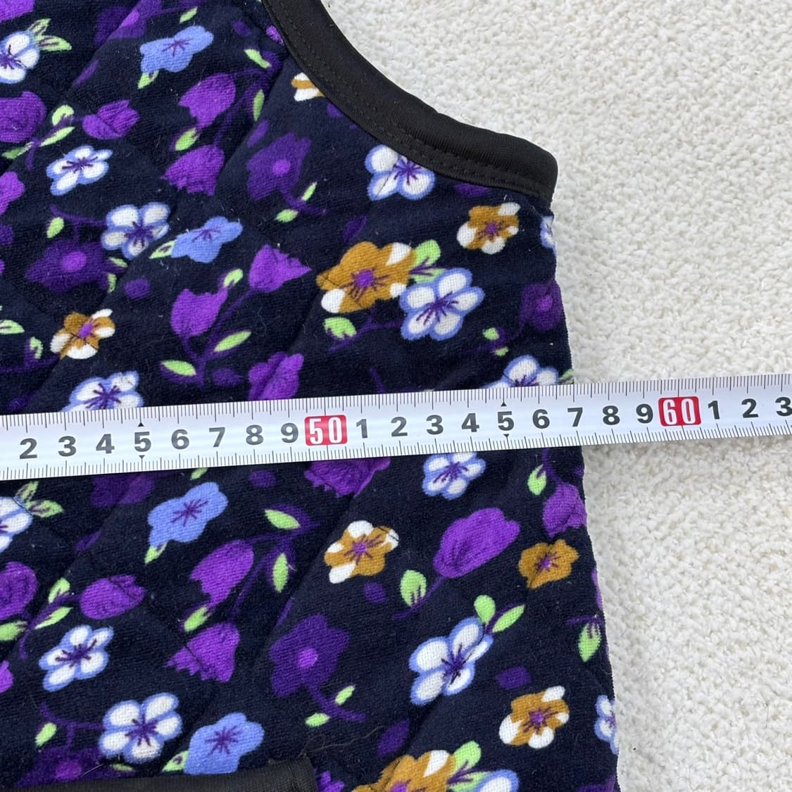 실측확인 보온 누빔 조끼 0304E 상품이미지5