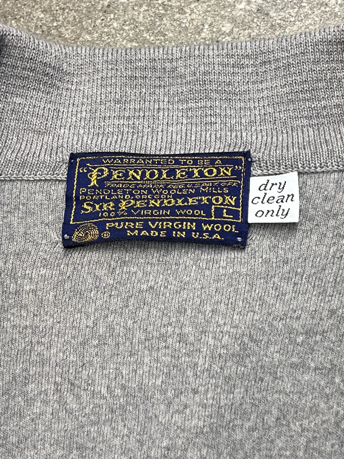 90‘s  Pendleton Zephyr Wool Knit Jacket 상품이미지6
